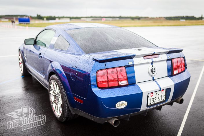 House of Shelbys-US-Car Dragrace Flugplatzrennen auf dem Army Airfield in Kitzingen Shelby GT 500 KR 2008 Anniversary Edition